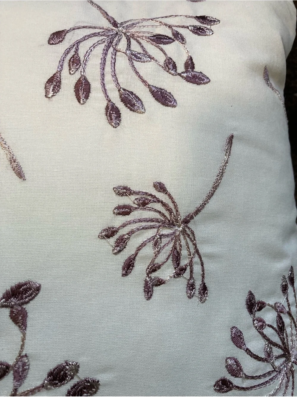 Madison Park adds embroidery pillow